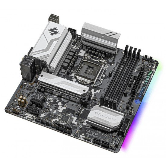 ASROCK μητρική B560M Steel Legend, 4x DDR4, s1200, USB 3.2, mATX ASROCK μητρική B560M Steel Legend, 4x DDR4, s1200, USB 3.2, mATX