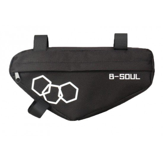 B-SOUL τσαντάκι για άξονα ποδηλάτου BIKE-0003, μαύρο B-SOUL τσαντάκι για άξονα ποδηλάτου BIKE-0003, μαύρο