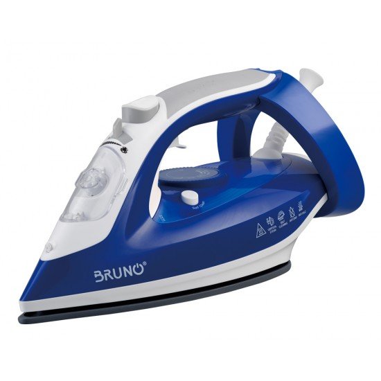 BRUNO σίδερο ατμού BRN-0038, 2800W, κεραμική πλάκα, anti-drip BRUNO σίδερο ατμού BRN-0038, 2800W, κεραμική πλάκα, anti-drip