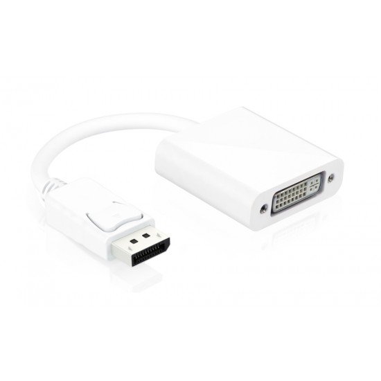 POWERTECH αντάπτορας DisplayPort σε DVI 24+5 CAB-DP005, 0.20m, λευκός POWERTECH αντάπτορας DisplayPort σε DVI 24+5 CAB-DP005, 0.20m, λευκός