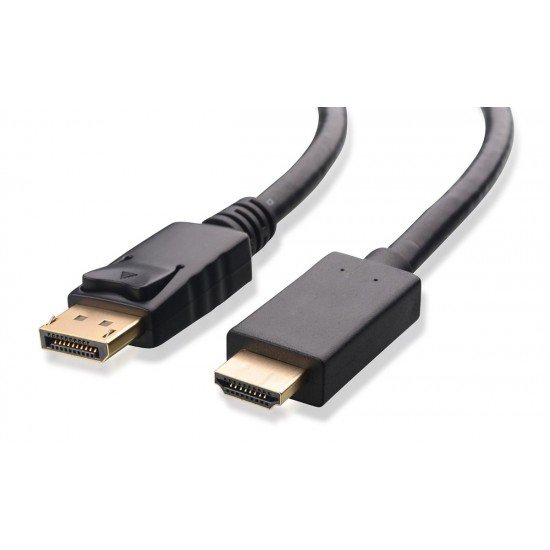 POWERTECH καλώδιο DisplayPort σε HDMI CAB-DP027, 1080p, CCS, 2m, μαύρο POWERTECH καλώδιο DisplayPort σε HDMI CAB-DP027, 1080p, CCS, 2m, μαύρο
