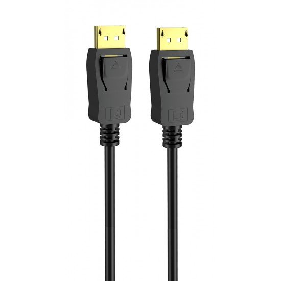 POWERTECH καλώδιο DisplayPort 1.2 CAB-DP045, 4K/60Hz, copper, 2m, μαύρο POWERTECH καλώδιο DisplayPort 1.2 CAB-DP045, 4K/60Hz, copper, 2m, μαύρο