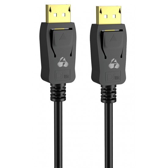 POWERTECH καλώδιο DisplayPort 1.4V CAB-DP052, copper, 8K/60Hz, 5m, μαύρο POWERTECH καλώδιο DisplayPort 1.4V CAB-DP052, copper, 8K/60Hz, 5m, μαύρο