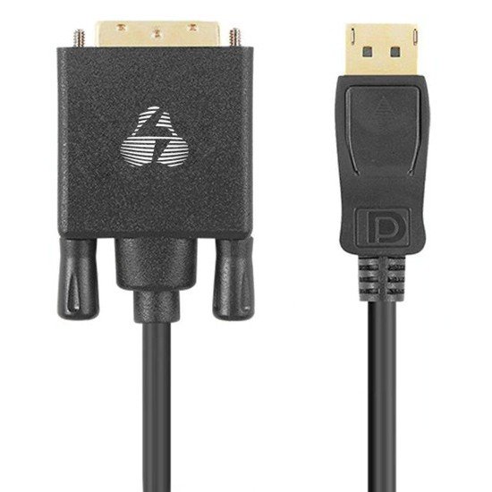 POWERTECH καλώδιο DisplayPort σε DVI CAB-DP058, Active, 4K, 1.8m, μαύρο POWERTECH καλώδιο DisplayPort σε DVI CAB-DP058, Active, 4K, 1.8m, μαύρο