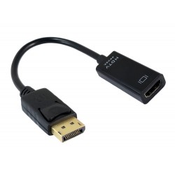 POWERTECH αντάπτορας DisplayPort σε HDMI CAB-DP076, 4K/60Hz, 0.1m, μαύρος POWERTECH αντάπτορας DisplayPort σε HDMI CAB-DP076, 4K/60Hz, 0.1m, μαύρος