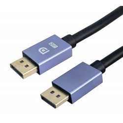 POWERTECH καλώδιο DisplayPort CAB-DP078, 8K/60Hz, 48 Gbps, 1m, μαύρο