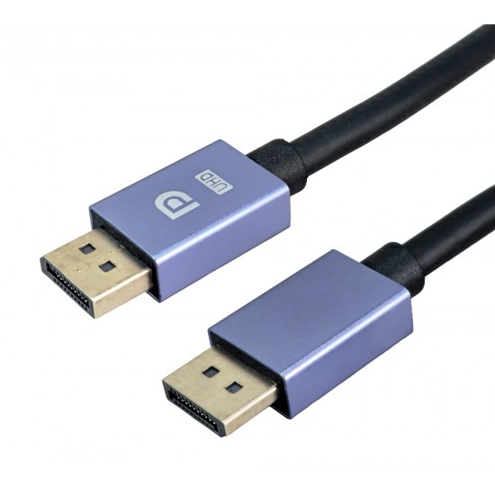 POWERTECH καλώδιο DisplayPort CAB-DP081, 8K/60Hz, 48 Gbps, 3m, μαύρο