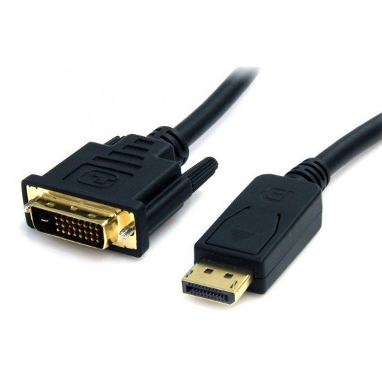 POWERTECH καλώδιο DisplayPort σε DVI CAB-DVI007, 2560x1600DPI, 2m, μαύρο POWERTECH καλώδιο DisplayPort σε DVI CAB-DVI007, 2560x1600DPI, 2m, μαύρο