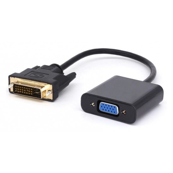 POWERTECH αντάπτορας DVI(M) σε VGA(F), 1080p, Active, 0.20, μαύρος POWERTECH αντάπτορας DVI(M) σε VGA(F), 1080p, Active, 0.20, μαύρος