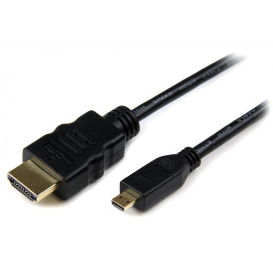 POWERTECH καλώδιο HDMI σε HDMI Micro CAB-H007, με Ethernet, 1.5m, μαύρο POWERTECH καλώδιο HDMI σε HDMI Micro CAB-H007, με Ethernet, 1.5m, μαύρο