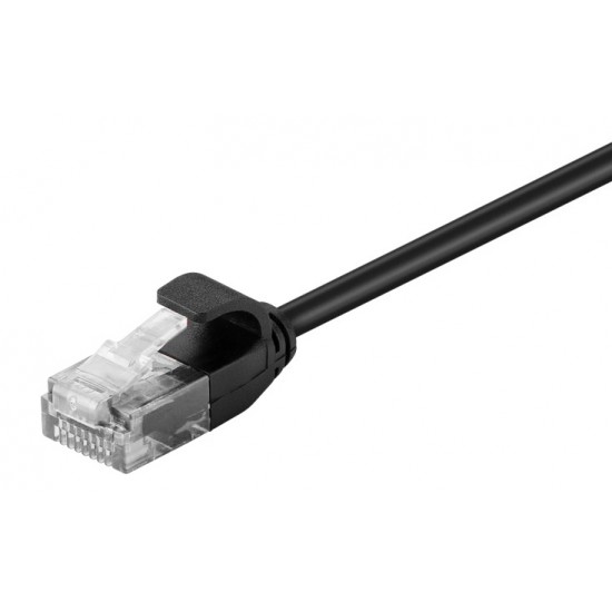 POWERTECH καλώδιο δικτύου CAB-N303, Cat 6 U/UTP, slim, copper, 1m, μαύρο POWERTECH καλώδιο δικτύου CAB-N303, Cat 6 U/UTP, slim, copper, 1m, μαύρο