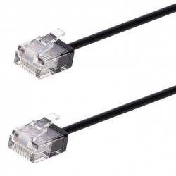 POWERTECH καλώδιο δικτύου CAB-N428, Cat 6A U/UTP, ultra slim, copper, 500MHz, 0.15m, μαύρο POWERTECH καλώδιο δικτύου CAB-N428, Cat 6A U/UTP, ultra slim, copper, 500MHz, 0.15m, μαύρο
