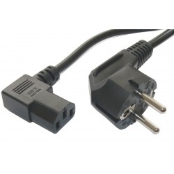 POWERTECH καλώδιο τροφοδοσίας Η/Υ & οθόνης P003, 3x0.75mm², 1.5m, μαύρο POWERTECH καλώδιο τροφοδοσίας Η/Υ & οθόνης P003, 3x0.75mm², 1.5m, μαύρο