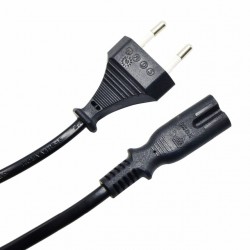 POWERTECH Καλώδιο τροφοδοσίας Euro VDE 2x0.5mm², PVC, copper, 1.5m POWERTECH Καλώδιο τροφοδοσίας Euro VDE 2x0.5mm², PVC, copper, 1.5m