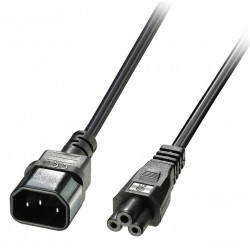 POWERTECH καλώδιο τροφοδοσίας CAB-P034, 0.75mm², 1m, μαύρο POWERTECH καλώδιο τροφοδοσίας CAB-P034, 0.75mm², 1m, μαύρο