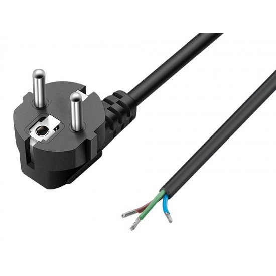 POWERTECH καλώδιο τροφοδοσίας CAB-P037, Copper, 3x 0.75mm², 1.8m, μαύρο POWERTECH καλώδιο τροφοδοσίας CAB-P037, Copper, 3x 0.75mm², 1.8m, μαύρο