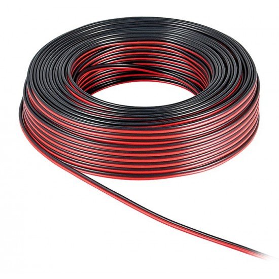 POWERTECH καλώδιο ήχου 2x 0.75mm² CAB-SP009 Copper, 10m, μαύρο & κόκκινο POWERTECH καλώδιο ήχου 2x 0.75mm² CAB-SP009 Copper, 10m, μαύρο & κόκκινο