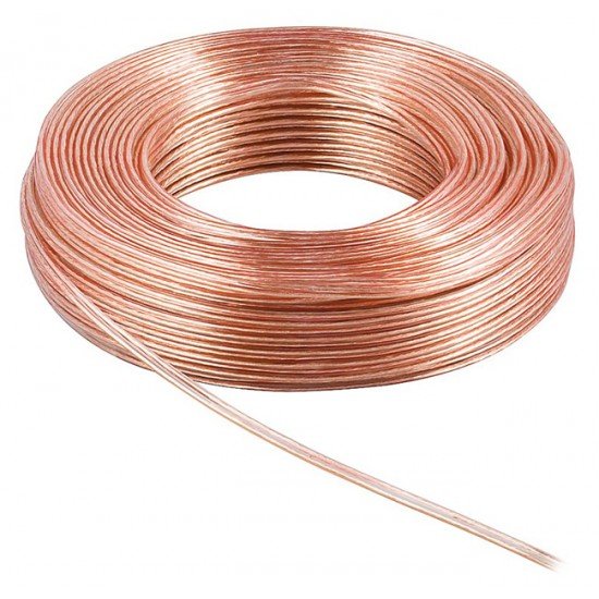 POWERTECH καλώδιο ήχου 2x 0.75mm² CAB-SP018, Copper, 10m, διάφανο POWERTECH καλώδιο ήχου 2x 0.75mm² CAB-SP018, Copper, 10m, διάφανο