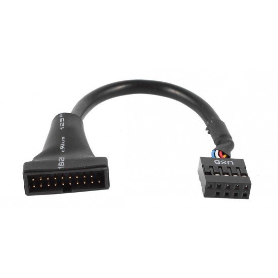 POWERTECH καλώδιο USB 2.0 9pin σε USB 3.0 20pin CAB-U046, 0.20m POWERTECH καλώδιο USB 2.0 9pin σε USB 3.0 20pin CAB-U046, 0.20m