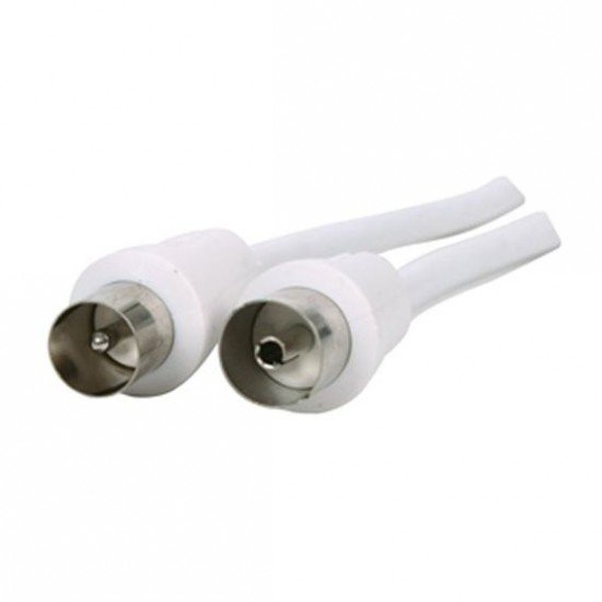 POWERTECH καλώδιο κεραίας CAB-V001, PAL, ίσιο, λευκό, 1.5m POWERTECH καλώδιο κεραίας CAB-V001, PAL, ίσιο, λευκό, 1.5m