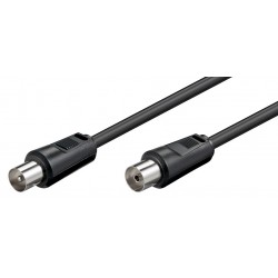 POWERTECH καλώδιο κεραίας RF αρσενικό - RF θηλυκό CAB-V006, μαύρο, 5m POWERTECH καλώδιο κεραίας RF αρσενικό - RF θηλυκό CAB-V006, μαύρο, 5m