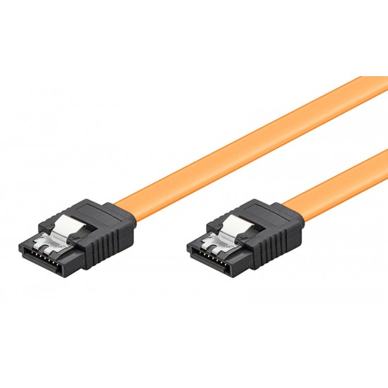 POWERTECH Καλώδιο SATA III 7-pin σε 7-pin CAB-W024, Metal Clip, 0.4m POWERTECH Καλώδιο SATA III 7-pin σε 7-pin CAB-W024, Metal Clip, 0.4m