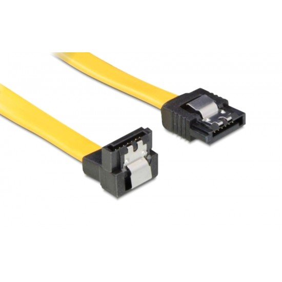 POWERTECH καλώδιο SATA CAB-W046, γωνιακό 90°, 6 Gb/s, 0.70m, κίτρινο POWERTECH καλώδιο SATA CAB-W046, γωνιακό 90°, 6 Gb/s, 0.70m, κίτρινο