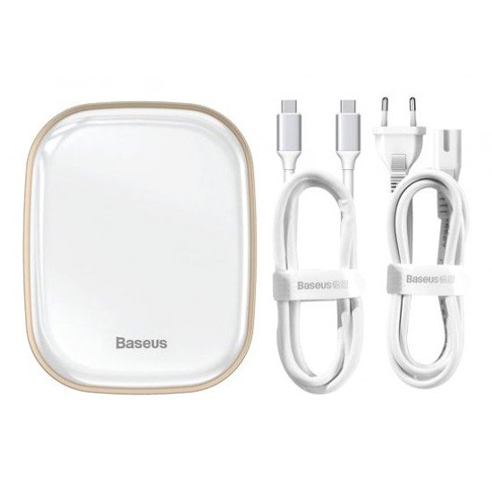 BASEUS USB Type-C hub CAHUB-AU02, 2x USB, HDMI, SD/TF, RJ45, λευκό BASEUS USB Type-C hub CAHUB-AU02, 2x USB, HDMI, SD/TF, RJ45, λευκό
