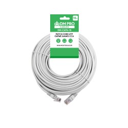 Patch cord UTP cat6e 15m γκρι DM PRO Patch cord UTP cat6e 15m γκρι DM PRO