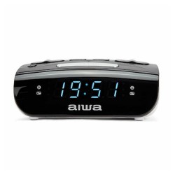 AIWA ALARM CLOCK WITH RADIO AM/FM BLACK