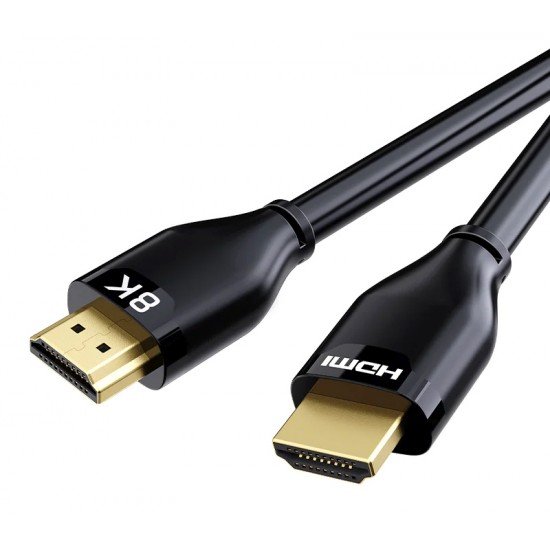 CABLETIME καλώδιο HDMI 2.1 CT-HM8K με Ethernet, 8K/60Hz, 48 Gbps, 2m, μαύρο CABLETIME καλώδιο HDMI 2.1 CT-HM8K με Ethernet, 8K/60Hz, 48 Gbps, 2m, μαύρο