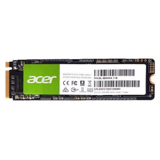 ACER SSD PCIe Gen3x4 M.2 FA100, 256GB, 1950-1300MB/s ACER SSD PCIe Gen3x4 M.2 FA100, 256GB, 1950-1300MB/s