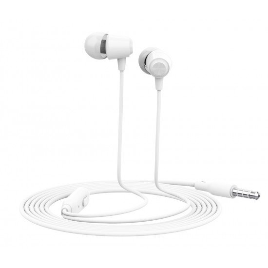 CELEBRAT Earphones G4 με μικρόφωνο, 10mm, 1.2m, λευκό CELEBRAT Earphones G4 με μικρόφωνο, 10mm, 1.2m, λευκό