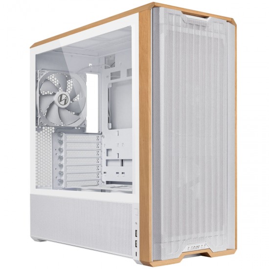 Lian Li LANCOOL 217 White - Wood Accent - ATX PC Case (5 FANS) 2 x 170mm, 1 x 140mm & 2 x 120mm PWM Lian Li LANCOOL 217 White - Wood Accent - ATX PC Case (5 FANS) 2 x 170mm, 1 x 140mm & 2 x 120mm PWM
