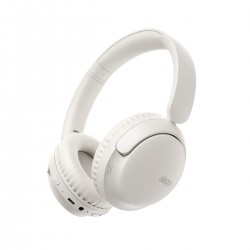 QCY H2S Lite Headphones White - Type-C & Bluetooth Clear Call ENC iOS/Android 60hours 10m 40mm