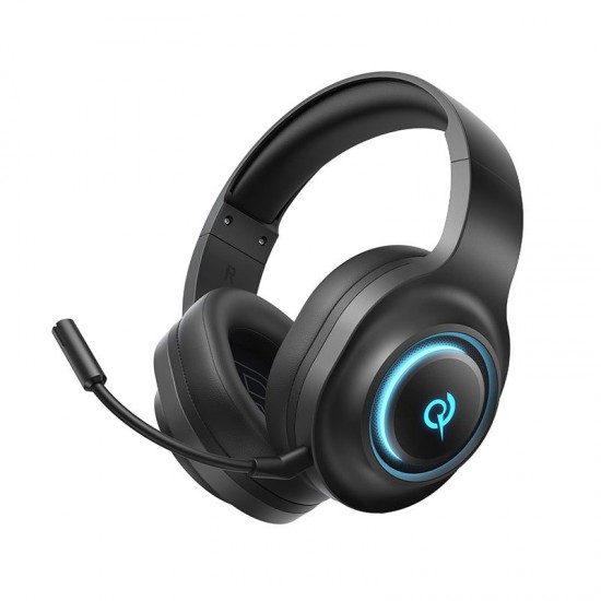 QCY Heroad V200 Wireless Quad Black - Bluetooth & WiFi & USB-A & USB-C RGB Gaming Headset PS4/PS5/PC QCY Heroad V200 Wireless Quad Black - Bluetooth & WiFi & USB-A & USB-C RGB Gaming Headset PS4/PS5/PC