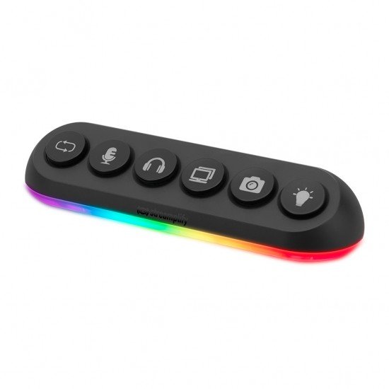 Streamplify HUB DECK 5 - 5 Port Streaming Deck 4x USB 3.0, 1x USB 2.0, RGB, 12V Streamplify HUB DECK 5 - 5 Port Streaming Deck 4x USB 3.0, 1x USB 2.0, RGB, 12V