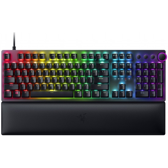 Razer HUNTSMAN V2 - RGB Optical Gaming Keyboard (Clicky Purple Switch) - US Layout