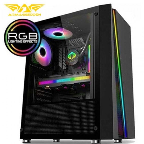 ARMAGGEDDON GAMING PC CASE KAGAMI K-2 BLACK ARMAGGEDDON GAMING PC CASE KAGAMI K-2 BLACK