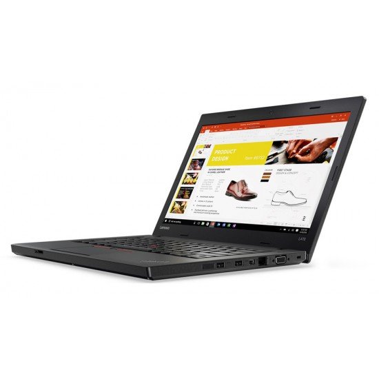 LENOVO Laptop ThinkPad L470, Refurbished Grade B, i5-6200U, 8/256GB SSD, 14 LENOVO Laptop ThinkPad L470, Refurbished Grade B, i5-6200U, 8/256GB SSD, 14