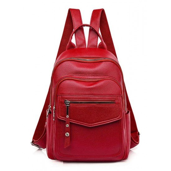 ROXXANI γυναικεία τσάντα πλάτης LBAG-0020, κόκκινη ROXXANI γυναικεία τσάντα πλάτης LBAG-0020, κόκκινη