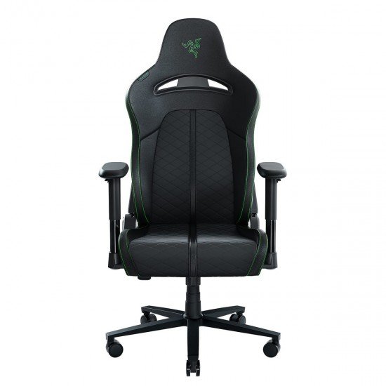 Razer ENKI X - Gaming Chair - Built-in Lumbar Arch Eco-Friendly Synthetic Leather Adjustable Recline Razer ENKI X - Gaming Chair - Built-in Lumbar Arch Eco-Friendly Synthetic Leather Adjustable Recline