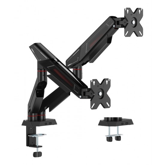 BRATECK βάση γραφείου για 2x οθόνες LDT114-C024, 17-35