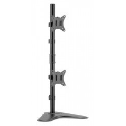 BRATECK βάση γραφείου για 2x οθόνες LDT66-T02V, 17-32