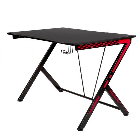 LAMTECH GAMING DESK BLACK-RED