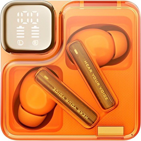 QCY Melobuds Neo Orange - TWS BT Earbuds with LED Display, Dual Connection, Anti-air calls 7h QCY Melobuds Neo Orange - TWS BT Earbuds with LED Display, Dual Connection, Anti-air calls 7h