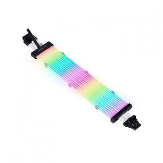 Lian Li Strimer Plus V2 12VHPWR (12+4 To 12+4 Pin) 12 Lights Guides ARGB Extension Cable Lian Li Strimer Plus V2 12VHPWR (12+4 To 12+4 Pin) 12 Lights Guides ARGB Extension Cable
