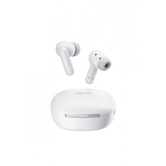 QCY Melobuds N30 (HT16) ANC White - SBC/AAC IPX4 TWS Earbuds w. Natural Transparency Mode & A.I. ENC QCY Melobuds N30 (HT16) ANC White - SBC/AAC IPX4 TWS Earbuds w. Natural Transparency Mode & A.I. ENC