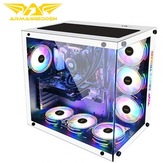 ARMAGGEDDON FULL ATX GAMING CASE NIMITZ TR8000 WHITE ARMAGGEDDON FULL ATX GAMING CASE NIMITZ TR8000 WHITE