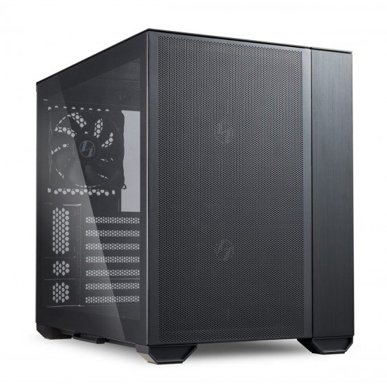 Lian Li O11 AIR MINI Black PC Case ATX / M-ATX with 3 standard Fans (front 120mmx2, rear 120mmx1) Me Lian Li O11 AIR MINI Black PC Case ATX / M-ATX with 3 standard Fans (front 120mmx2, rear 120mmx1) Me